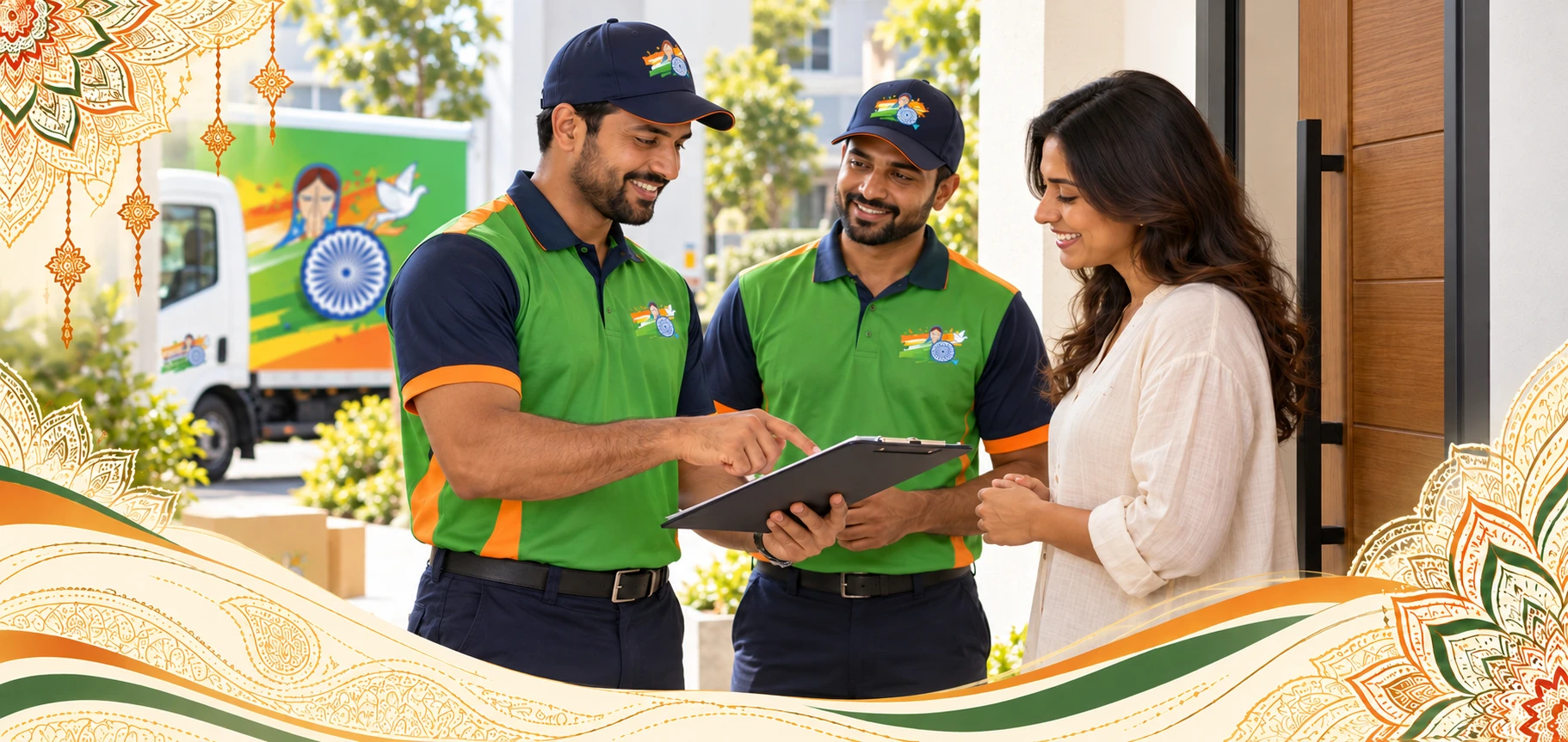 Namaste India Removalists team supporting a customer during a move